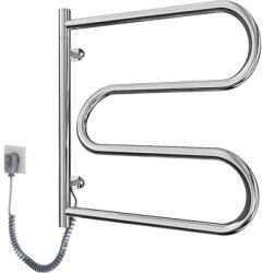 Mario Radiator (calorifer) baie electric portprosop rotativ Mario Lasso-І 550x520 mm 60W inox (2.3.0800.12.P)