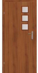 CLASSEN Foaie de ușă Classen nuc Leda 3 MDF 203, 5x64, 4 cm stânga (51121)