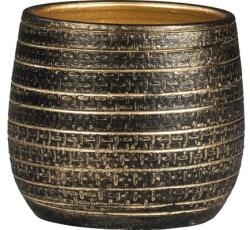 NDT Mască ghiveci Passion for Pottery Solano Ø 20 cm H 18 cm aurie negru/auriu (895013)