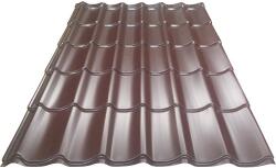 Bravo Țiglă metalică Bravo 1200x1850x0, 4 mm brun ciocolată RAL 8017 (A18017CC005)