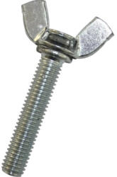 Dresselhaus Șuruburi metrice cu cap fluture Dresselhaus 5x30 mm oțel zincat, 3 bucăți (0/4113/001/5,0X30/40)