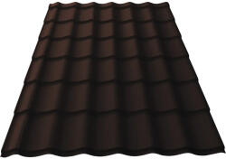 Wetterbest Țiglă metalică Wetterbest 2590x1200x0, 5 mm brun ciocolată mat RAL 8017 (15997)