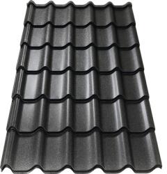 Precit Roof Țiglă metalică PRECIT 1170x3240x0, 5 mm big stone negru profund RAL 9005 (A19005RP009)