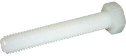 Dresselhaus Șuruburi metrice cu cap hexagonal Dresselhaus 8x35 mm DIN933 plastic alb, 100 bucăți (0/3908/000/8X35/01)