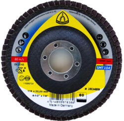 Klingspor Disc lameral frotal Klingspor SMT 104 Ø180x22, 23 mm granulație 40, pentru metal (383494)