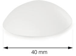Tarrox Opritor de ușă autoadeziv Tarrox Ø40mm plastic alb pachet 2 bucăți (5840)