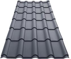 Precit Roof Țiglă metalică PRECIT 1185x490x0, 5 mmsandshape gri grafit RAL 7024 (A17024SR001)