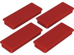 Industrial Magneți de organizare Industrial 55x22, 5mm roșu, set 4 bucăți (30225.ROT.HB)