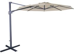 Soluna Umbrelă terasă suspendată Soluna Ardennes Ø 300 cm H 251 cm 220 g/mp ecru (AG5CB-30 ALMOND)