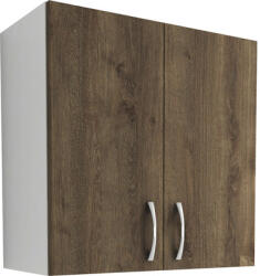 haaus Corp superior bucătărie 60 cm, 2 uși, alb/stejar bronz (911942)