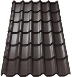 Precit Roof Țiglă metalică PRECIT 1170x2540x0, 5 mm big stone brun ciocolata RAL 8017 (A18018RP007)
