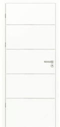 CLASSEN Foaie de ușă Classen Discovery 4 alb CPL MDF 203, 5x64, 4 cm stânga (10028)