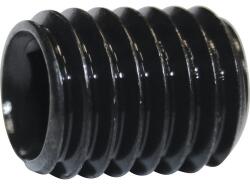 Dresselhaus Știft filetat cu vârf plat și hexagon interior Dresselhaus 4x10 mm DIN913 oțel netratat, 200 bucăți (0/1598/000/4X10/01)