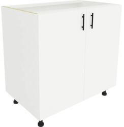 haaus Corp inferior bucătărie Karo 80 cm, 2 uși, alb (917043)