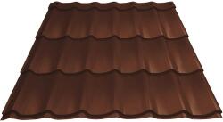Precit Roof Țiglă metalică PRECIT 1200x2550x0, 4 mm brun ciocolată mat RAL 8017 (A18018CC007)