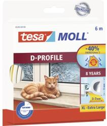 Tesa Garnitură de etanșeizare tesamoll profil D 6 m x 9 mm x 7 mm albă (05393-00102-00)