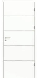 CLASSEN Foaie de ușă Classen Discovery 4 alb CPL MDF 203, 5x84, 4 cm dreapta (10033)