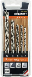 Alpen Burghie lemn Alpen Profi Holz Ø4-10 mm, set 5 piese (600114100) Burghiu