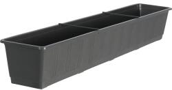 Geli Jardinieră Geli standard, plastic, 100x17x14 cm, antracit (80310038)