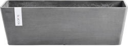 Ecopots Ghiveci Ecopots Bruges cu sistem de irigare plastic 45x17x17 cm gri (BRWR.45.GR)