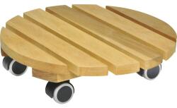WAGNER Suport ghiveci cu roți, Wagner Erle, arin, Ø 34 cm, capacitate portantă 100 kg (20026201)