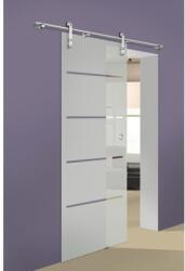 Pertura Foaie de ușă de sticlă Pertura Tildra 4 dungi 2043x920x8 mm stânga (62413)
