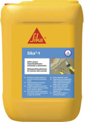 Sika Aditiv impermeabilizant Sika 1 pentru beton și mortar 5 kg galben (450142)