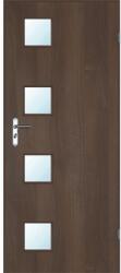 CLASSEN Foaie de ușă Classen nuc Modena 4 MDF 203, 5x74, 4 cm dreapta (1144)