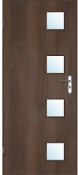 CLASSEN Foaie de ușă Classen nuc Modena 4 MDF 203, 5x84, 4 cm stânga (1147)