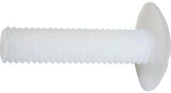 Dresselhaus Șuruburi metrice cu cap semibombat drept Dresselhaus 5x30 mm plastic alb, 100 bucăți (0/4260/000/5X30/01)