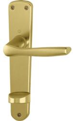 Hoppe Mânere cu șild ușă baie/toaletă (WC) Hoppe Milano 90/206 mm, bronz (21911)