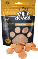 Pet's Desert Recompensă pentru câini Pet's Dessert Ring cu pui fără cereale, gluten, lactoză și zahăr 80 g (1085)