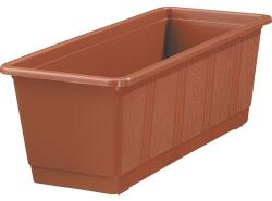 Geli Jardinieră Geli standard, plastic, 40x17x14 cm, cărămiziu (80304006)