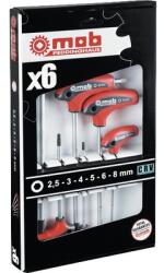 MOB Set chei tip T cu hexagon Mob, duble, 6 piese (9068006101) Cheie imbus