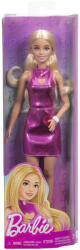 Mattel Barbie Papusa Barbie Fashionistas Blonda Cu Rochita Roz Metalica (MTHYT88) - roua Papusa