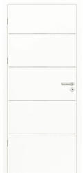 CLASSEN Foaie de ușă Classen Discovery 4 alb CPL MDF 203, 5x74, 4 cm stânga (10030)
