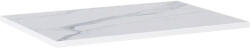 Jungborn Blat lavoar baie marmură compactă Calacatta alb 60, 6x46 cm Jungborn (167400)
