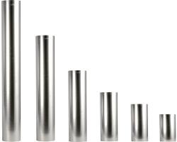 Bertrams Burlan șemineu Ø110 mm aluminizat la cald 1 m (1001107)