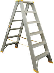 ALVE Scară dublă din aluminiu Alverosal Forte 2x6 trepte max. 150kg (9406)