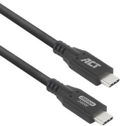 ACT Кабел USB-C - USB-C, 2 м / USB4, 20Gbps, 240W (EWENT-ACT-CAB-AC7422) - cybertrade