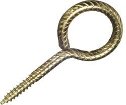 Dresselhaus Șuruburi pentru lemn cu ochi Dresselhaus 20x10 mm culoarea cuprului, 10 bucăți (0/4057/086/20x10/40)