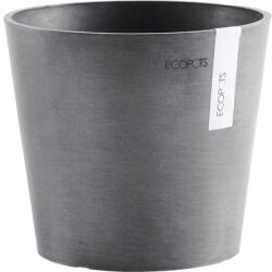 Ecopots Ghiveci Ecopots Amsterdam Mini plastic Ø 17 cm H 14, 9 cm gri (AM.17.GR)