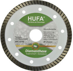 Hufa Disc diamantat profesional Hufa Diamanthexe Ø125x22, 23 mm (9511)