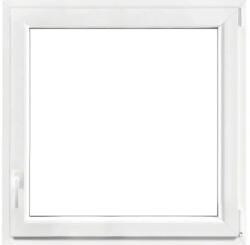 ARON Fereastră PVC termopan ARON 5 camere geam tripan 75x75 cm deschidere dublă dreapta (W2DRHROTK2.0002)