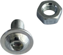 Schulte Regalwelt Șuruburi metrice cu cap bombat și piuliță Schulte Vario 6x10 mm oțel zincat, pachet 50 bucăți (7409950)