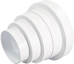 TEMA Reducție aerisire din plastic TE-MA Ø 80-100-120-125-150 mm alb (4239)