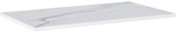 Jungborn Blat lavoar baie marmură compactă Calacatta alb 80, 6x46 cm Jungborn (167401)
