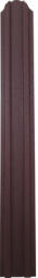 SMART Şipcă metalică gard Bravo 1250x90x0, 40 mm maro mat RAL 8018 (J18018CC125)