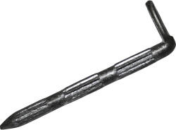 Dresselhaus Cuie cu cârlig tip L Dresselhaus 4x50 mm oțel metalizat, 13 bucăți, pentru zidărie (0/4019/101/4,0x50/40)