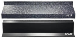 Bravo Şipcă metalică gard orizontală Bravo Smart BigStone 2000x120x0, 50 mm gri RAL 7024 (J27024BS200)